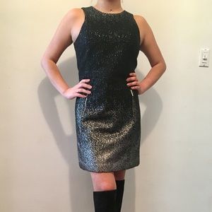 Authentic Michael Kors Black Metallic Dress